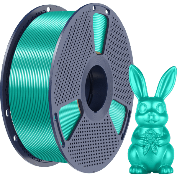 [MOQ: 10KG] Silk PLA+ Green, 1.75 mm / 1000 g