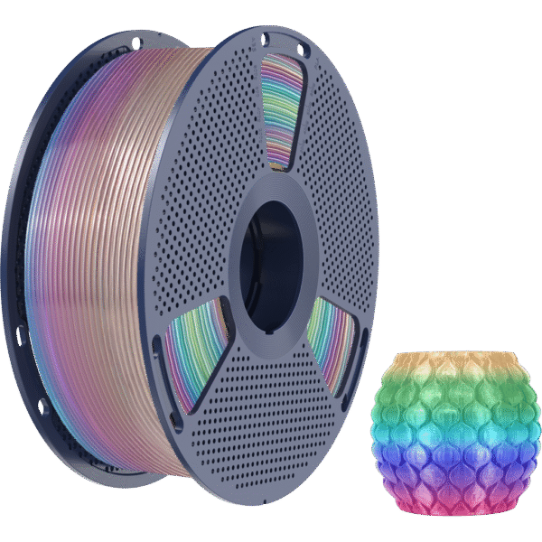 [MOQ: 10KG] PLA Transparent Rainbow-04, 1.75 mm / 1000 g