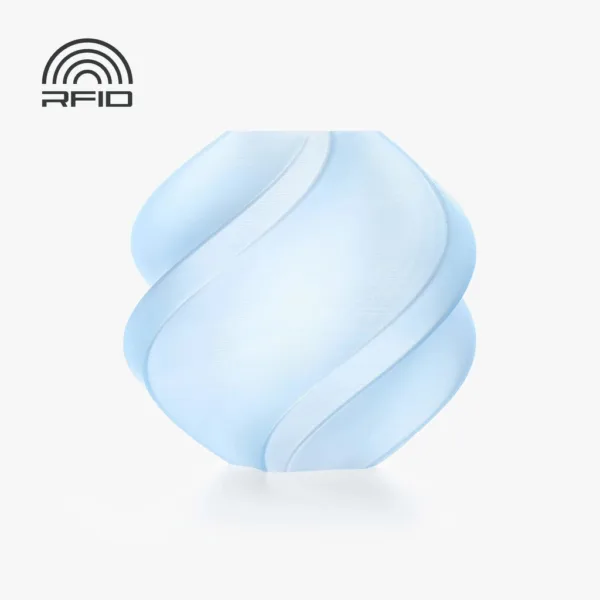 [MOQ: 10KG] PLA Translucent Ice Blue, Spool (1.000 g)