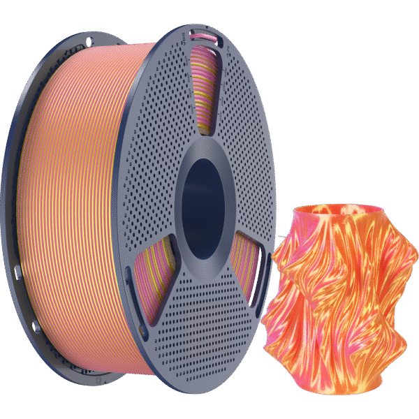 [MOQ: 10KG] Silk PLA+ Dual Color Pink Gold, 1.75 mm / 1000 g