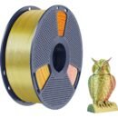 [MOQ: 10KG] Silk PLA+ Tri-Color Red Yellow Green, 1.75 mm / 1000 g