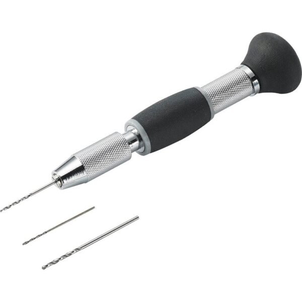 Hand Drill Including 3 Drill Bits