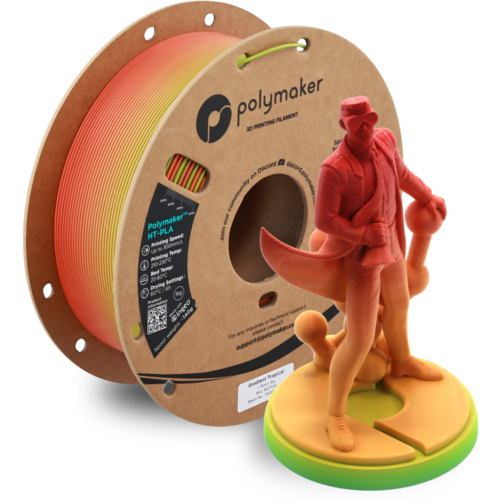 [MOQ: 10KG] HT-PLA Gradient Tropical, 1,75 mm / 1000 g