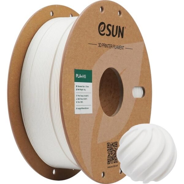 [MOQ: 10KG] PLA+HS Milky White, 1.75 mm / 1000 g