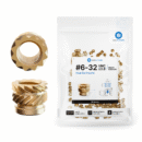 Threaded Inserts #6-32 Short UNC, #6-32 x 3.8 (50 pcs)