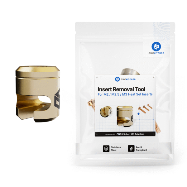 Removal Tool for Threaded Inserts M2, M2.5 & M3