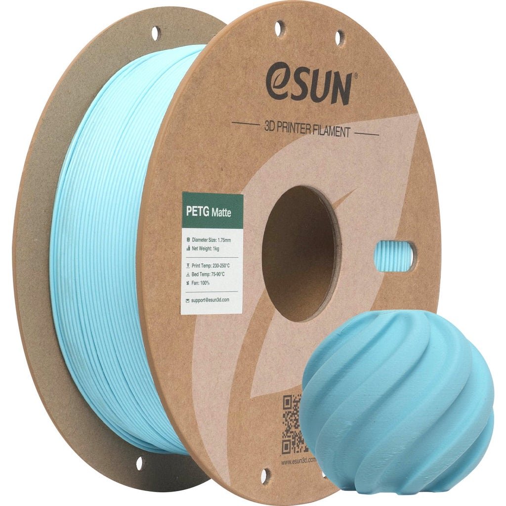 [MOQ: 10KG] PETG-Matte Light Blue, 1.75 mm / 1000 g