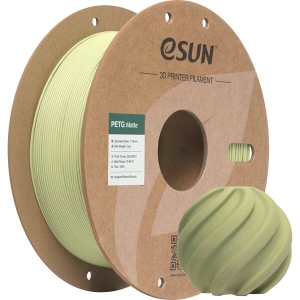 [MOQ: 10KG] PETG-Matte Matcha Green, 1.75 mm / 1000 g