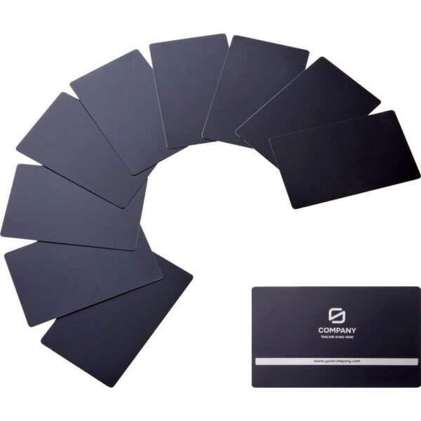 Aluminium Office Card, Black