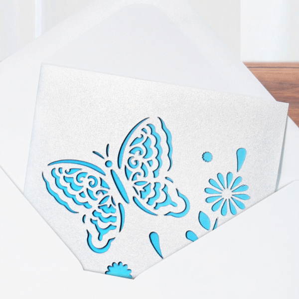 Pearlescent White Greeting Card Set
