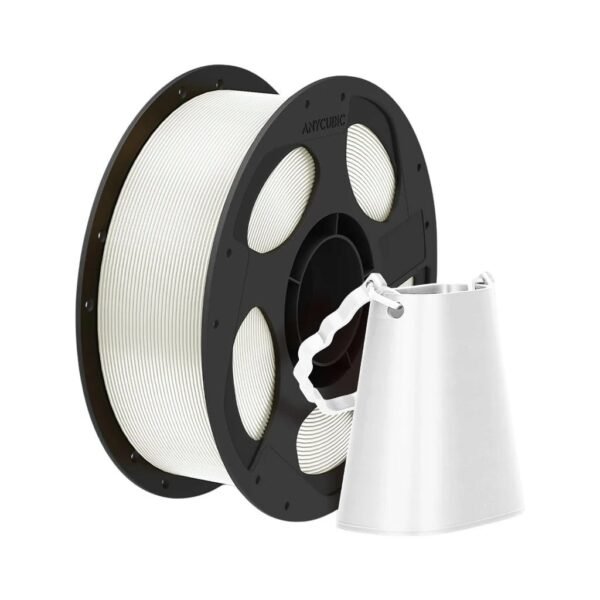 [MOQ: 10KG] PLA Silk White, 1.75 mm / 1000 g