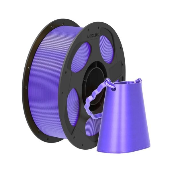 [MOQ: 10KG] PLA Silk Purple, 1.75 mm / 1000 g