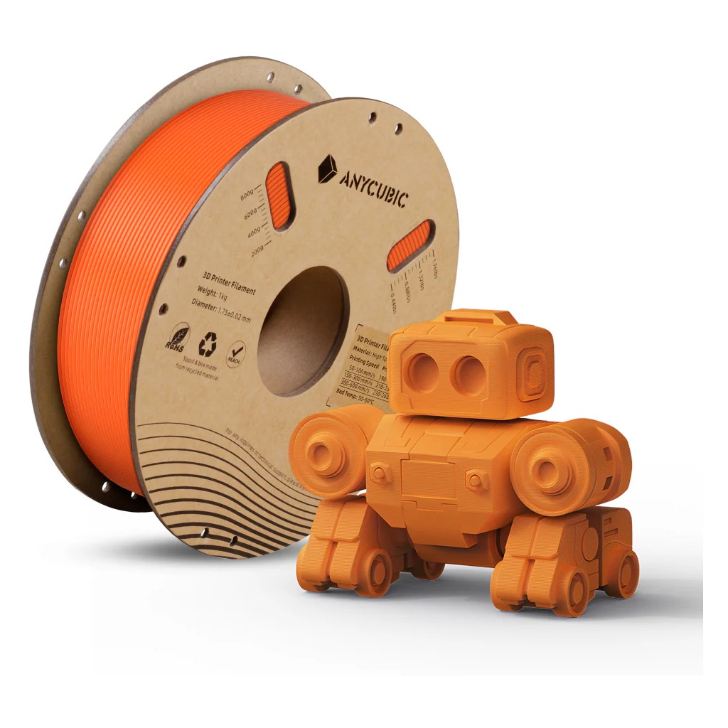 [MOQ: 10KG] PLA High Speed Vibrant Orange, 1.75 mm / 1000 g