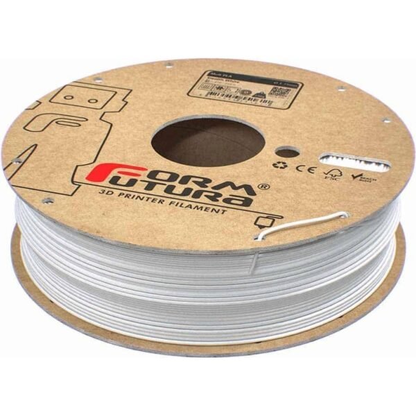 [MOQ: 10KG] Matt PLA Stealth White, 1.75mm / 750g