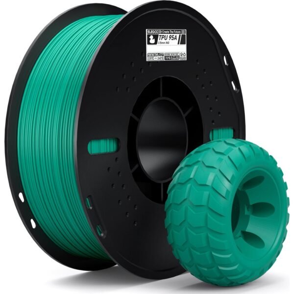 [MOQ: 10KG] TPU Green, 1.75 mm / 1000 g