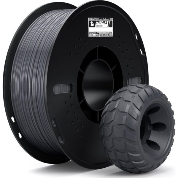 [MOQ: 10KG] TPU Grey, 1.75 mm / 1000 g