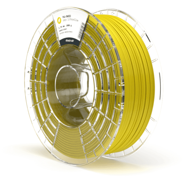 [MOQ: 10KG] PLA Basic CMYK Litho Yellow, 1,75 mm / 1000 g