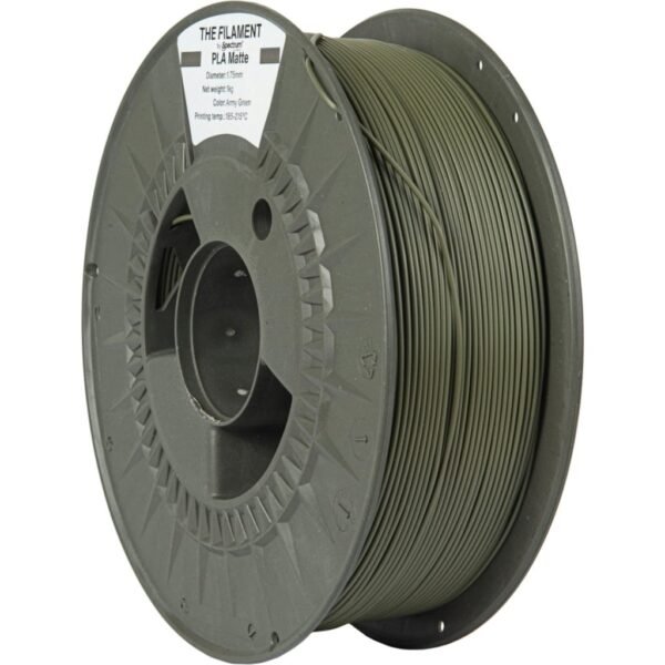 [MOQ: 10KG] PLA Matte Army Green, 1,75 mm / 1000 g