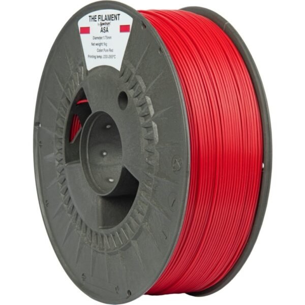 [MOQ: 10KG] ASA Pure Red, 1,75 mm / 1000 g