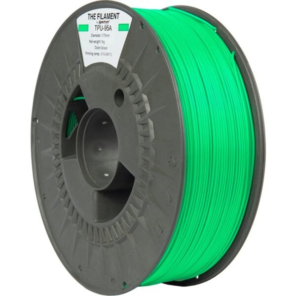 [MOQ: 10KG] TPU-95A Green, 1,75 mm / 1000 g