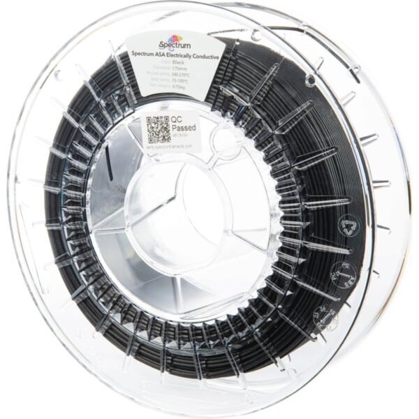 [MOQ: 10KG] ASA Electrically Conductive Black, 1,75 mm / 750 g