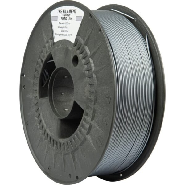 [MOQ: 10KG] PETG Lite Silver, 1.75 mm / 1000 g