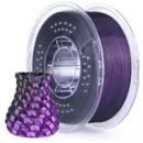 [MOQ: 10KG] PLA Silk Black Purple, 1.75 mm / 1000 g