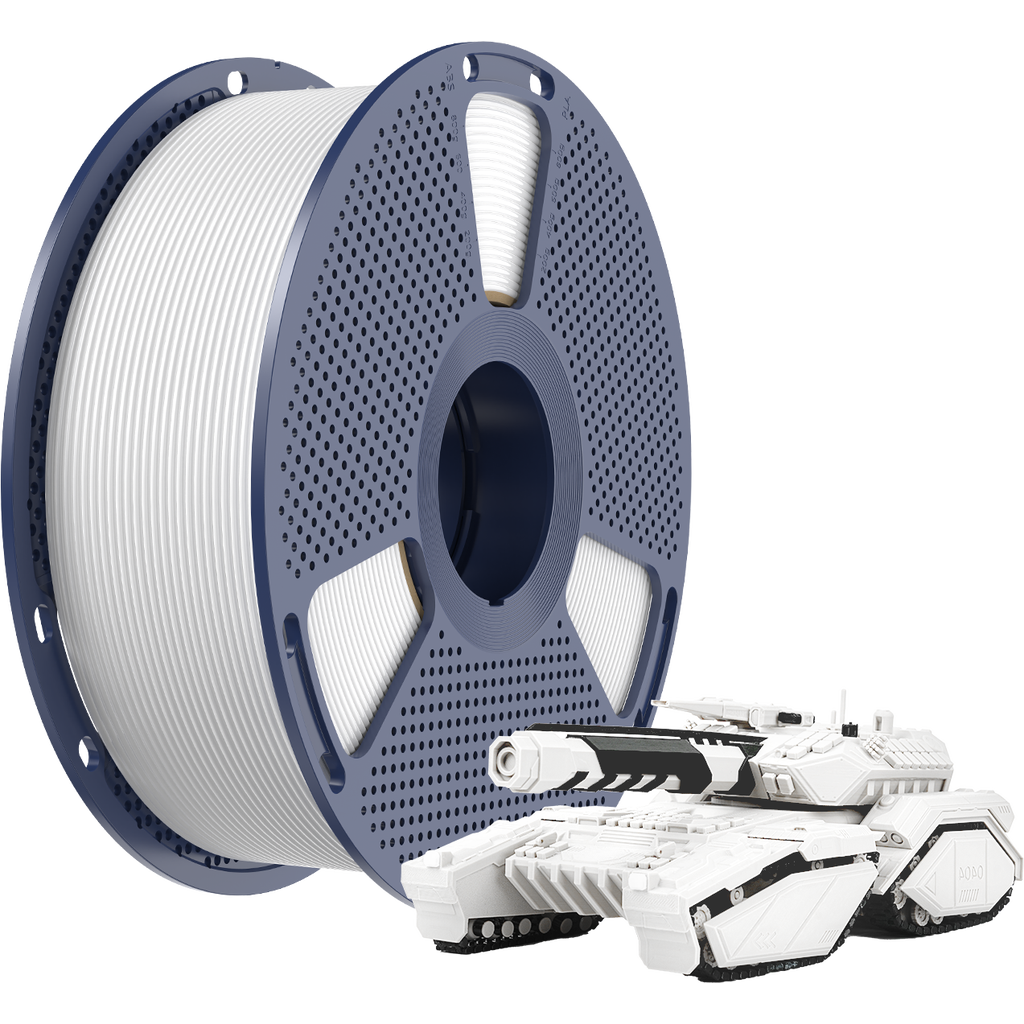 [MOQ: 10KG] PLA White, 1.75 mm / 1000 g