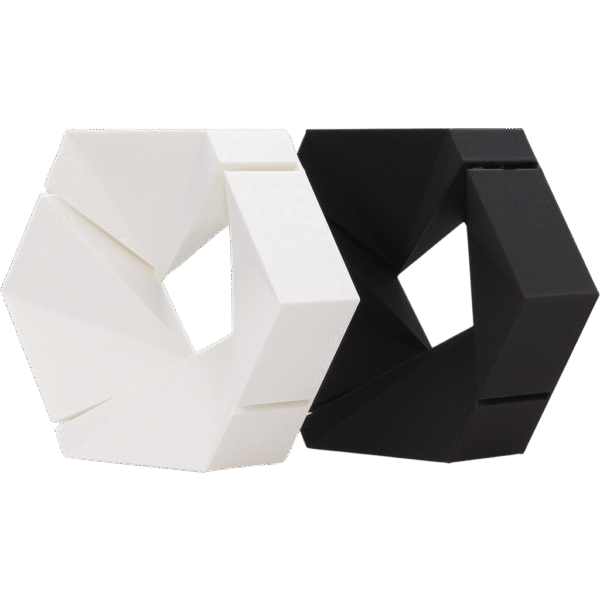 [MOQ: 10KG] mattePLA White & Black Economy Set, 2 x 1.75 mm / 1000 g