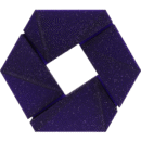 [MOQ: 10KG] ecoPLA Sparkling Purple, 1,75 mm / 1000 g