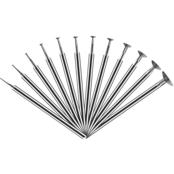 Trapezoidal Diamond Grinding Bits Set for Rotary Tool