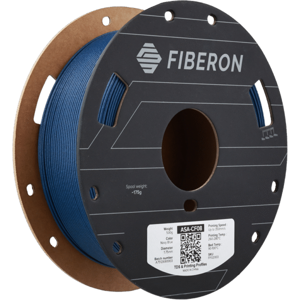 [MOQ: 10KG] Fiberon? ASA-CF08 Navy Blue, 1.75 mm / 500 g