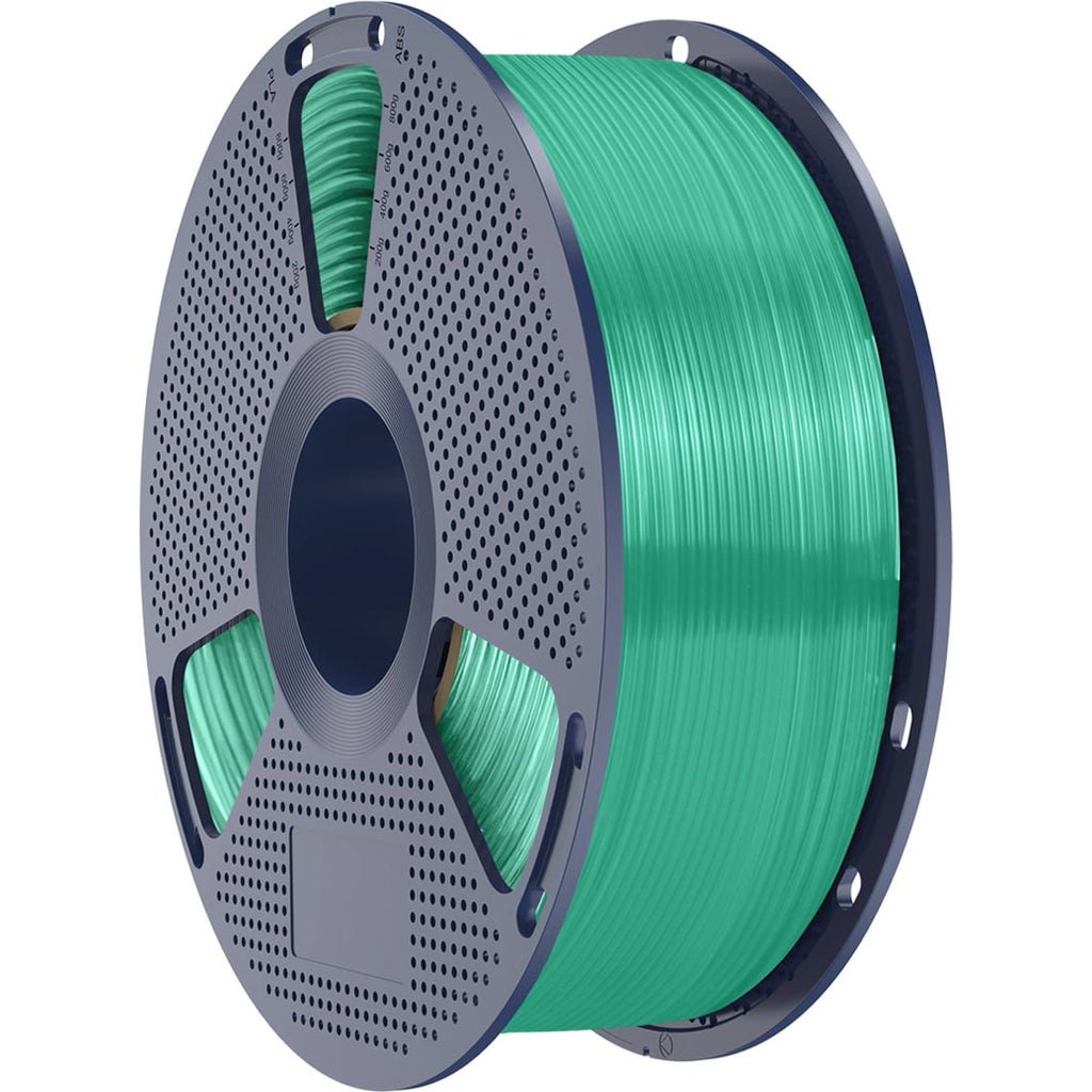 [MOQ: 10KG] PLA Transparent Mint Ice, 1.75 mm / 1000 g