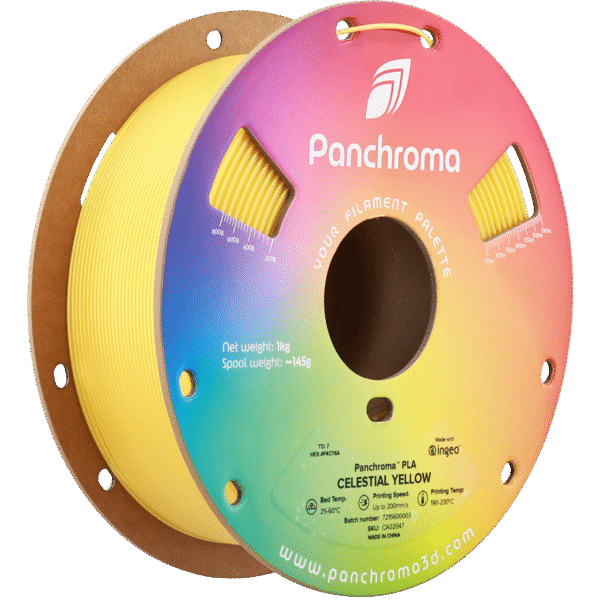 [MOQ: 10KG] Panchroma? PLA Celestial Yellow, 1.75 mm / 1000 g