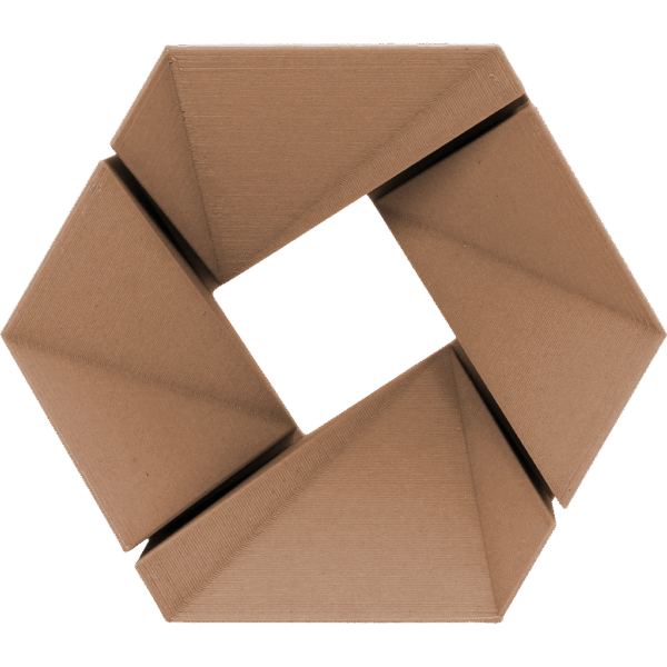 [MOQ: 10KG] ecoPLA Wood Dark Brown, 1,75 mm / 1000 g