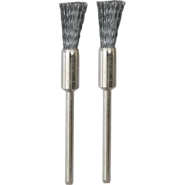Steel Wire Brushes, ? 8mm, 2 pcs