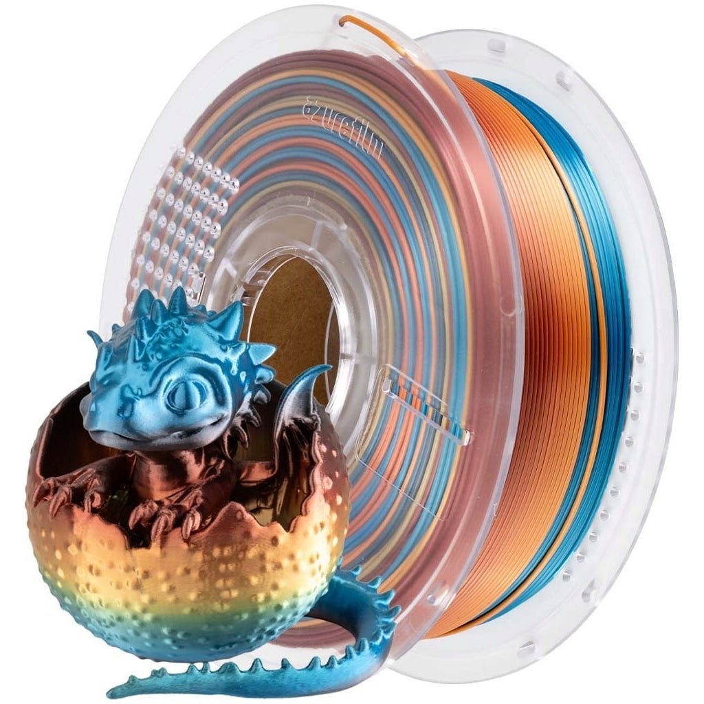 [MOQ: 10KG] PLA Silk Rainbow Sunset Splash, 1.75 mm / 1000 g