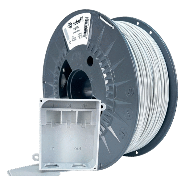 [MOQ: 10KG] PETG Classic Grey, 1.75 mm / 1000 g